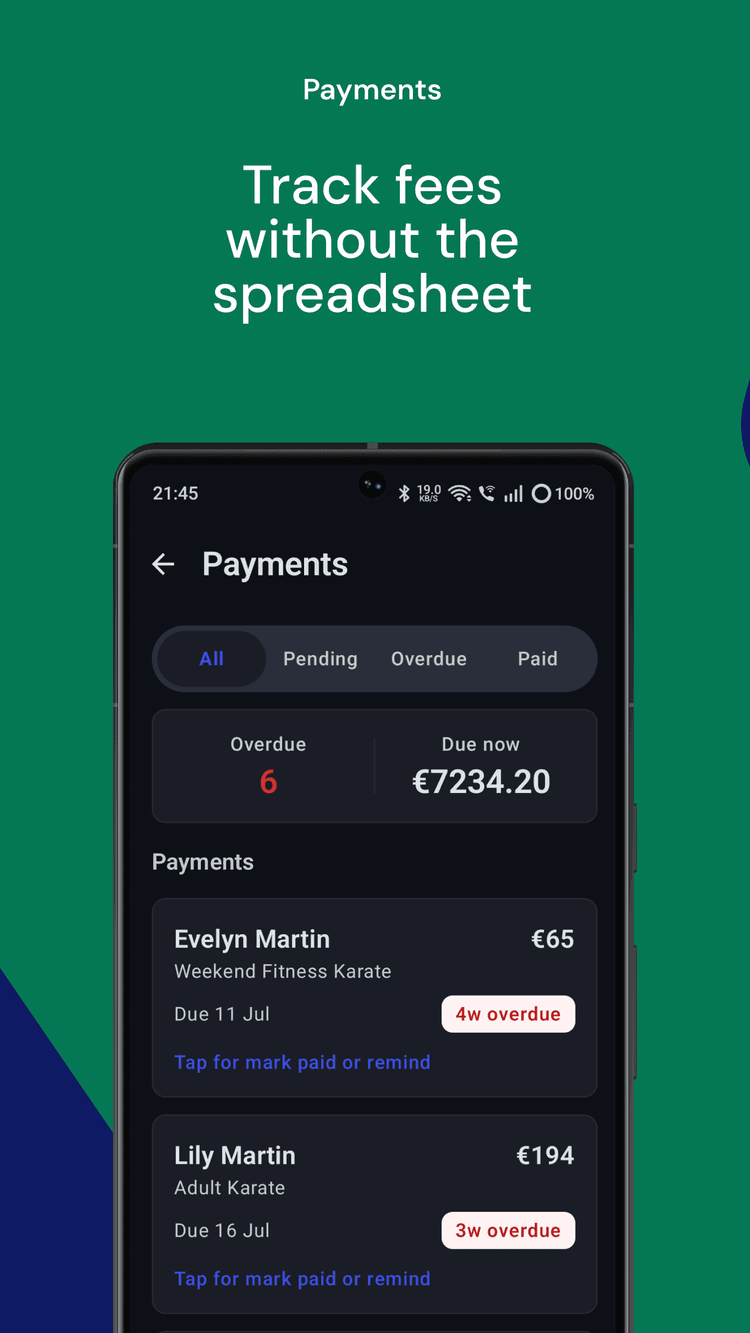 BatchBuddy payments tracking on Android